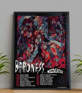 Tour 2025 Baroness With Weedeater Poster - Picture 1 of 6