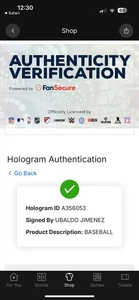 Ubaldo Jimenez Signed Official Major League Baseball Fanatics COA Rockies Auto 3 - Picture 1 of 3