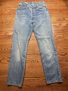 Jeans donna vintage anni 90 bottoni mosca taglia 26x29 - Foto 1 di 8