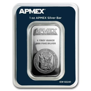 1 oz Silver Bar - APMEX (TEP) - Picture 1 of 4