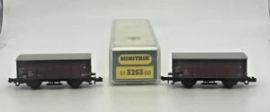 N Scale Trix Set Of 2 Freight Cars Replacement Box - Picture 1 of 6