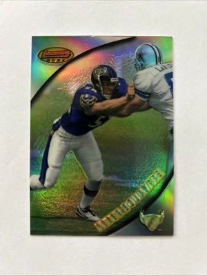 Peter Boulware 1997 Stadium Club Bowman's Best Rookies Preview Refractor (RC) - Image 1 of 2