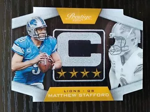 2014 Panini Prestige Capitani Matthew Stafford #8 acetato come nuovo spedizione gratuita!! - Foto 1 di 4