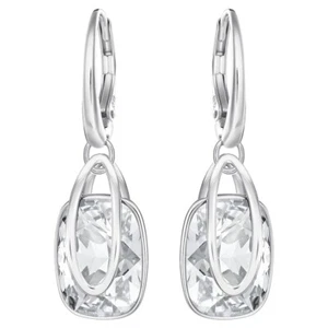 Authentic Swarovski Holding Drop Earrings, White, 5528487. BNIB. - Picture 1 of 10