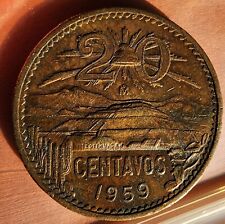 1959 Mexico 20 Centavos