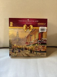 A Christmas Wish Lionel Train 1000 Piece Jigsaw Puzzle Thomas Kinkade by Ceaco - Picture 1 of 2