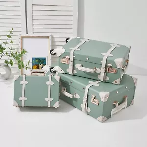 26"+20"+12" 3 Piezas Unitravel Juego de Equipaje Vintage Maleta Giratoria para Mujer - Imagen 1 de 22
