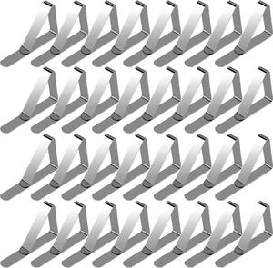 32 Pcs Picnic Tablecloth Clips for Outdoor Tables, Premium Table Cloth Clip Hold - Picture 1 of 11