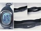 Women Nike Imara Watch Silver Bezel Gray Band Chrono Heart Rate Monitor & Sensor