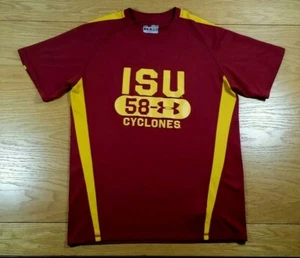 IOWA STATE CYCLONES Under Armour Performance Material T-Shirt Size S Men's Small - Picture 1 of 2