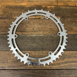 Vintage Stronglight 50t Chainring SkipTooth Steel France 50 Tooth 3 Arm 6 Bolt - Picture 1 of 15