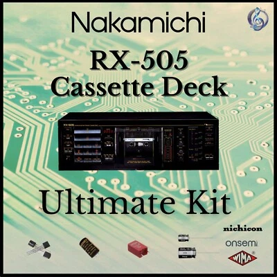 中道 RX-505 盒式磁带卡座终极升级套件正品零件修复 — 第 1/4 张图片