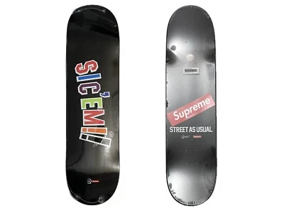 W-TAPS x Supreme · 8,25" x 32" "¡SIC'EM!!" Tabla de skate · Black Dip DEADSTOCK Foto 1 de 4