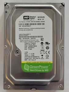 WD10EURX-73C57Y0, DCM: HARNHT2MHB, JUL 2014, Western Digital 1Tb 3.5" Sata HDD - Picture 1 of 2