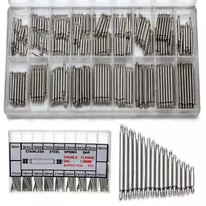 Kit de herramientas de reparación de acero 360 piezas de pasadores de resorte de correa para relojero correa de relojero - Imagen 1 de 12
