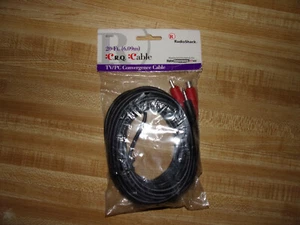Brand New Radio Shack 20' Feet CRQ Cable TV or PC Black Convergence Cable NIP - Picture 1 of 3