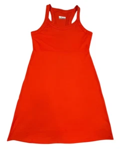 Columbia Women's Orange Freezer Racerback Tank Dress SIZE-SMALL - Picture 1 of 7