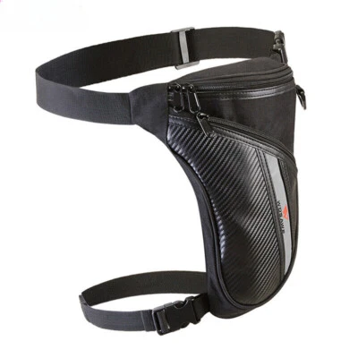 Waterproof Motorcycle Drop Leg Bag Waist Pack Bike Rider Outdoor Sport Chest Bag - Image 1 of 4
