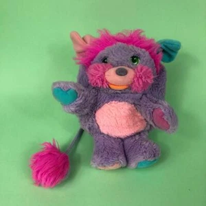 Rare Vintage Popples Lilac Purple Pretty Bit Plush Soft Toy Doll 8" 1980s - Picture 1 of 6