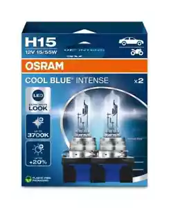 OSRAM Cool Blue Intense Next Gen 3700K H15 (Twin) - Whiter Look Car Bulbs - Picture 1 of 3