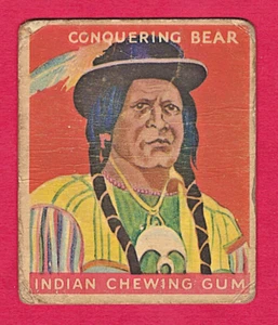 1933 R73 Goudey Indian Gum Card #39 - CONQUERING BEAR - Series 192 - HTF! - Picture 1 of 4
