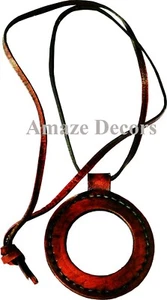 Leather Magnifier Loupe Magnifying Glass Neck Lanyard to Always Keep it Handy - Picture 1 of 6