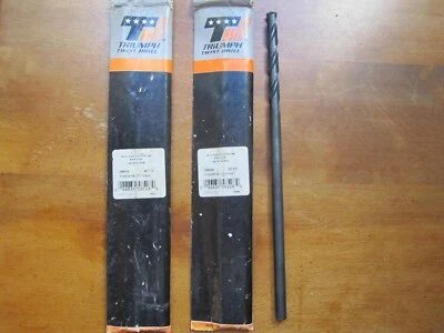 HSS Extension Drill Bit, 12" long lot of 6 HD 7/16" Blk Oxide Extension Bits NEW - Image 1 of 2