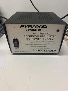 Pyramid Phase 3 Precision Regulated DC Power Supply Tenna Model PS-12 13.8V 10A - Picture 1 of 1