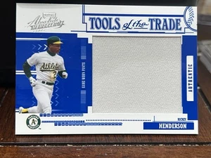 2005 Playoff Absolute Memorabilia - Rickey Henderson Jumbo Materials 8/15 - Picture 1 of 2