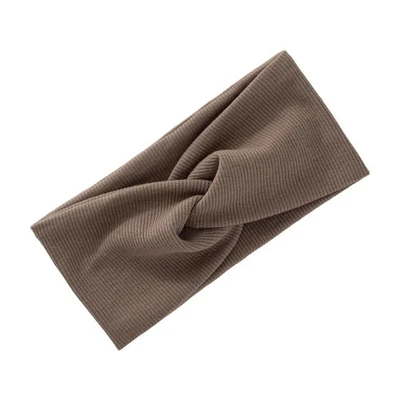 Bandana de yoga para niños diademas deportivas acanaladas bandas para el cabello para bebés niñas lisas Foto 1 de 4