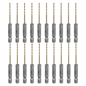 Set Punte Trapano Cobalto,Confezione da 20 1/16 Pollici Acciaio Alta Velocità Gambo Esagonale Jobber Drill B - Foto 1 di 6