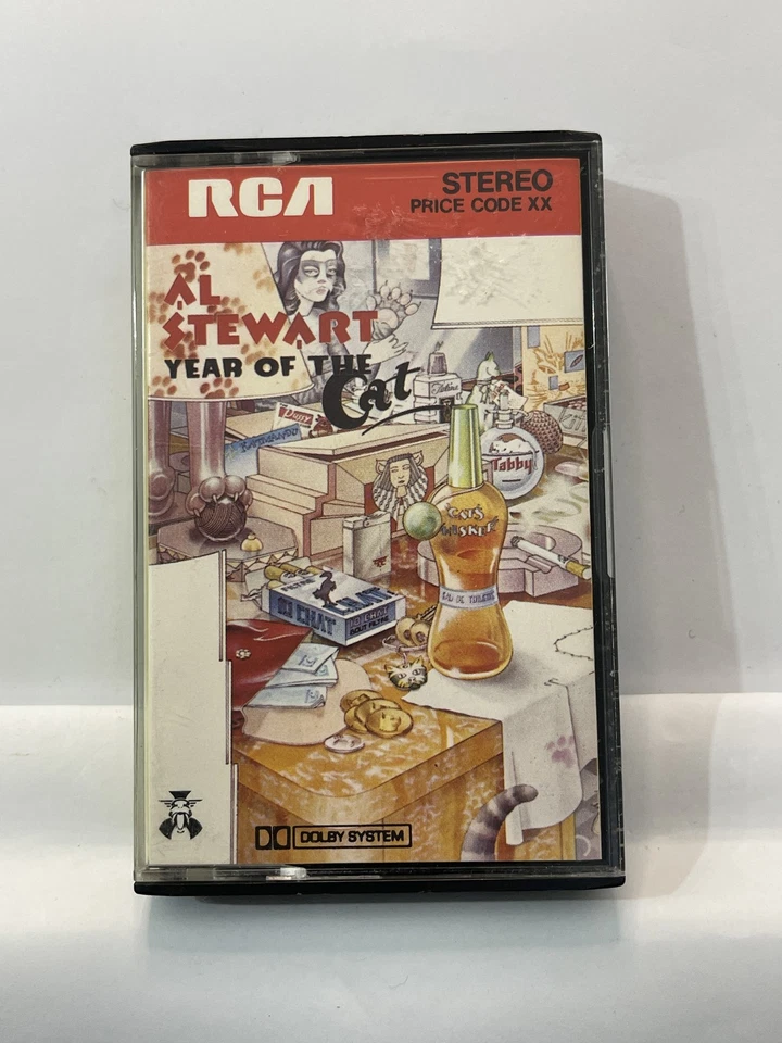 RCA Al Stewart Year Of The Cat Vintage Cassette Tape 1976 Folk Rock Classic Foto 1 de 3