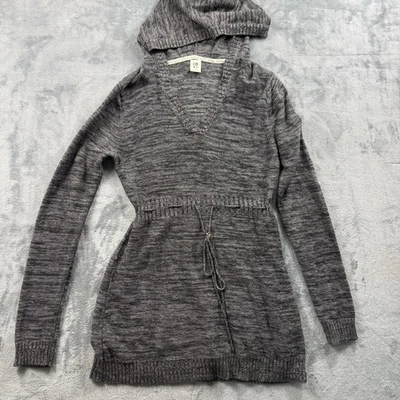 Suéter con Capucha Roxy Beach Tejido Texturizado Suave Gris Boho Para Mujer Grande Elástico Foto 1 de 4