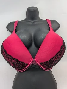 Sujetador Push Up 44G Cacique Rosa Satinado Acolchado Con Aros Ajustable - Imagen 1 de 12