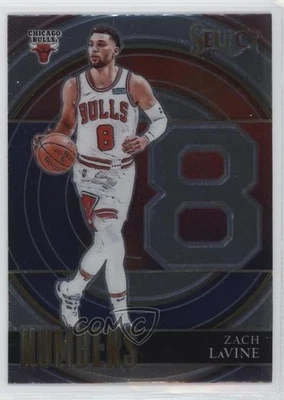 2021-22 Panini Select Select Numbers Zach LaVine #39 - Image 1 of 2