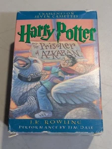 Harry Potter and the Prisoner of Azkaban Unabridged Cassette Audio Book Jim Dale - Picture 1 of 7