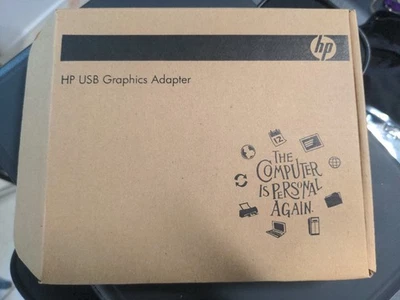 Adaptador de gráficos externos HP NL571AA USB 2.0 P/N NL571-60001. Caja sellada Foto 1 de 2