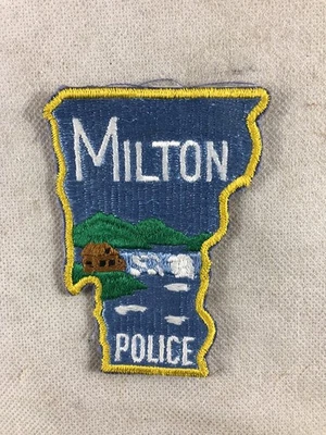 Vintage Milton Vermont Police Patch - Image 1 of 3