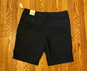 Old Navy Size 40 Mens Chino Shorts At Knee Navy Blue NWT - Picture 1 of 6