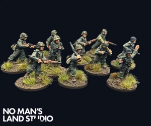 Bolt Action German Panzer Lehr Squad 28mm Pro Painted WW2 Miniatures COMMISSION - Bild 1 von 3