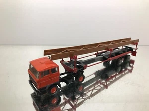 LION CAR 58 DAF 2800 TRUCK+STEEL GIRDER TRAILER - SELFMADE -1:50- FAIR - V104 - Imagen 1 de 7
