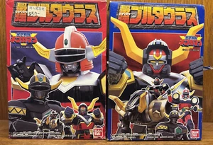 Bandai Power Rangers Lost Galaxy Gingaman Minipla Bull Taurus set Megazord - Picture 1 of 4