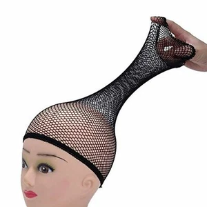 Elastic Fish Net Weaving Wigs Liner Cap Wig Natural Beige Blonde Nude Skin - Picture 1 of 10