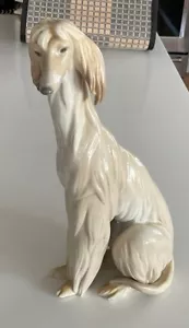 Vintage Lladro Afghan Hound 12” Tall Retired Figurine Spain #1069 - Picture 1 of 6