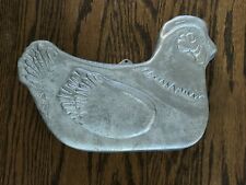 Vintage Chicken/Hen Aluminum Kitchen Mold For Baking Or Wall Decor