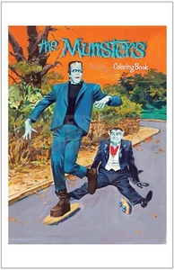 "IMPRESIÓN DE PÓSTER MUNSTER - HERMAN & ABUELO - LIBRO PARA COLOREAR OBRAS DE ARTE - 11"" x 17"" - Imagen 1 de 1