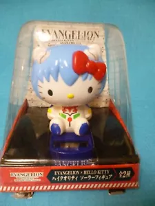 HELLO KITTY X EVANGELION Ayanami Rei Solar Bobbing Figur Santrio 2012 - Bild 1 von 15