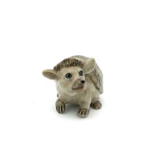 Hedgehog Figurine Dollhouse Miniatures Animals Ceramic Collectible Home Decor