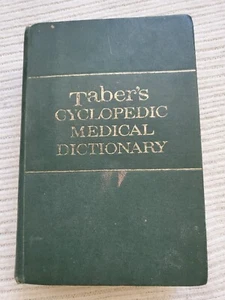 Taber's Cyclopedic Medical Dictionary Edition 12 Copyright 1973 Hardcover - Picture 1 of 12