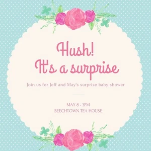 Customizable Baby Shower Celebration Invite Template #3 DIGITAL DOWNLOAD - Picture 1 of 10
